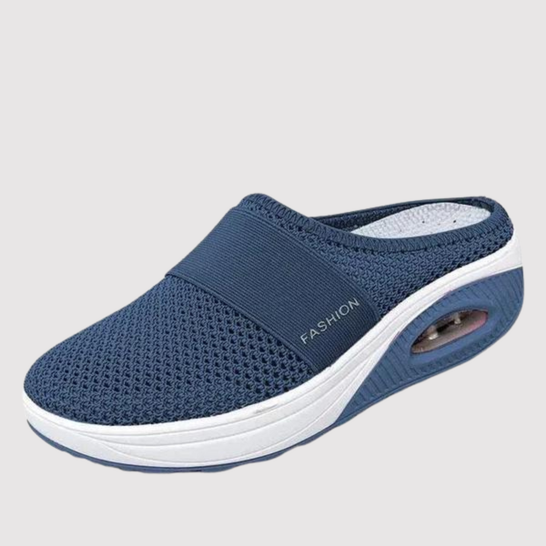 Women's Orthopaedic Mesh Slip-On Air Cushion Rocker Sole Shoes