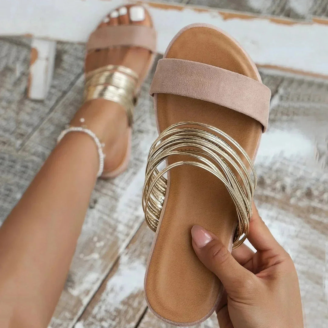 Women's Comfortable Flat Slip-On Sandals