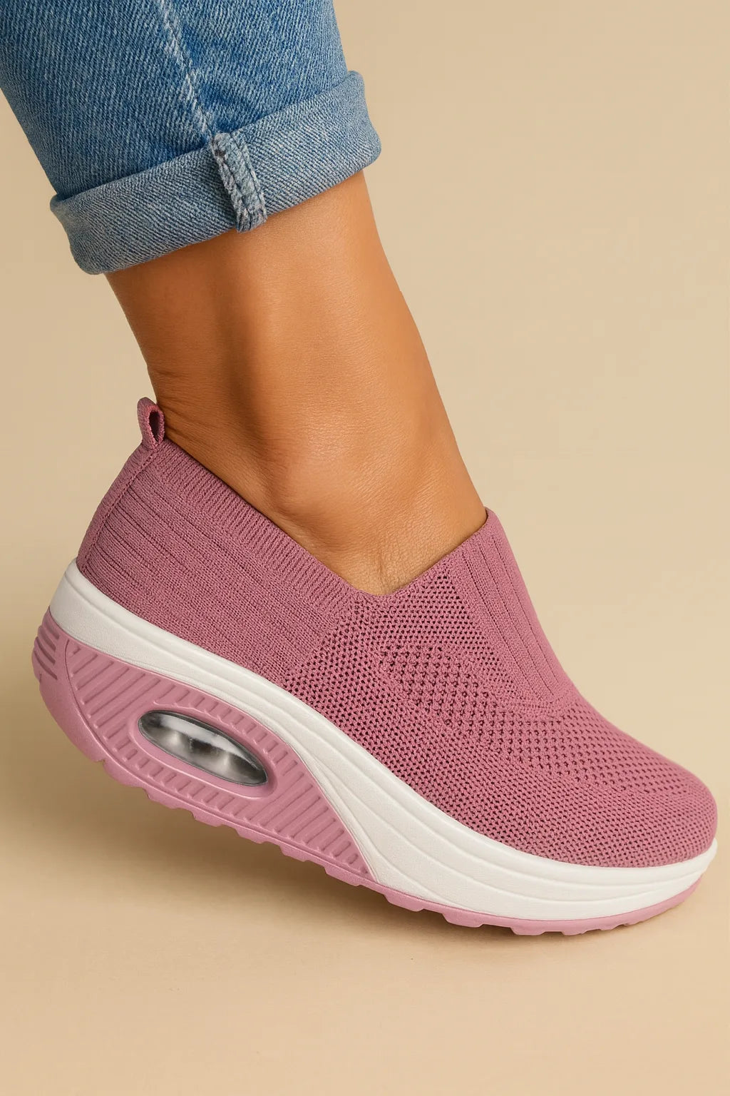 Women's Orthopaedic Knit Air Cushion Slip-On Shoes