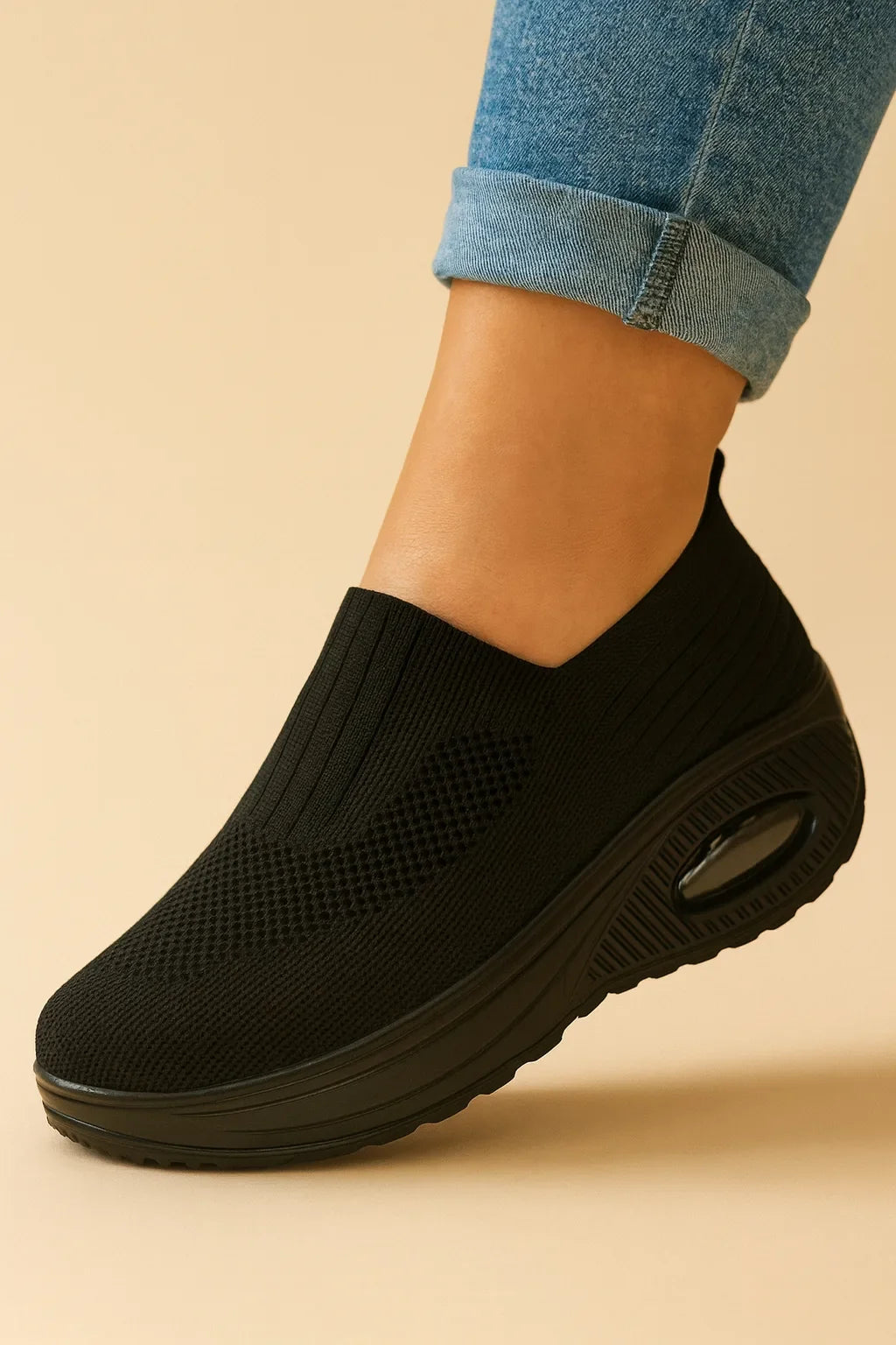 Women's Orthopaedic Knit Air Cushion Slip-On Shoes