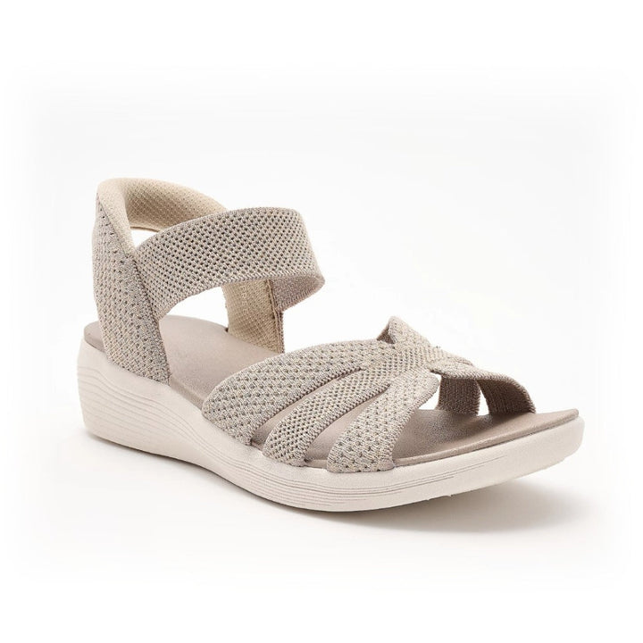 Women's Orthopaedic Knit Wedge Sandals with Soft Footbed