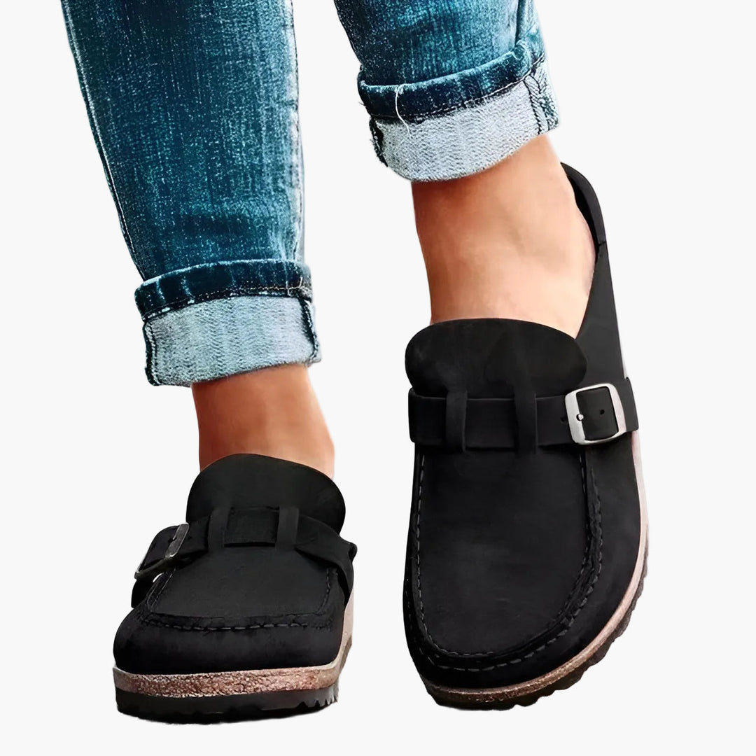 Women's Orthopedic Comfort Slip On Sandals Buckle Strap