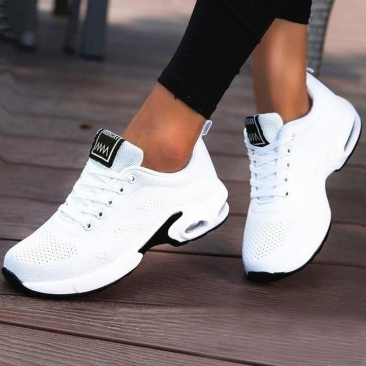 Women's Orthopedic Air Cushion Mesh Lace-Up Trainers