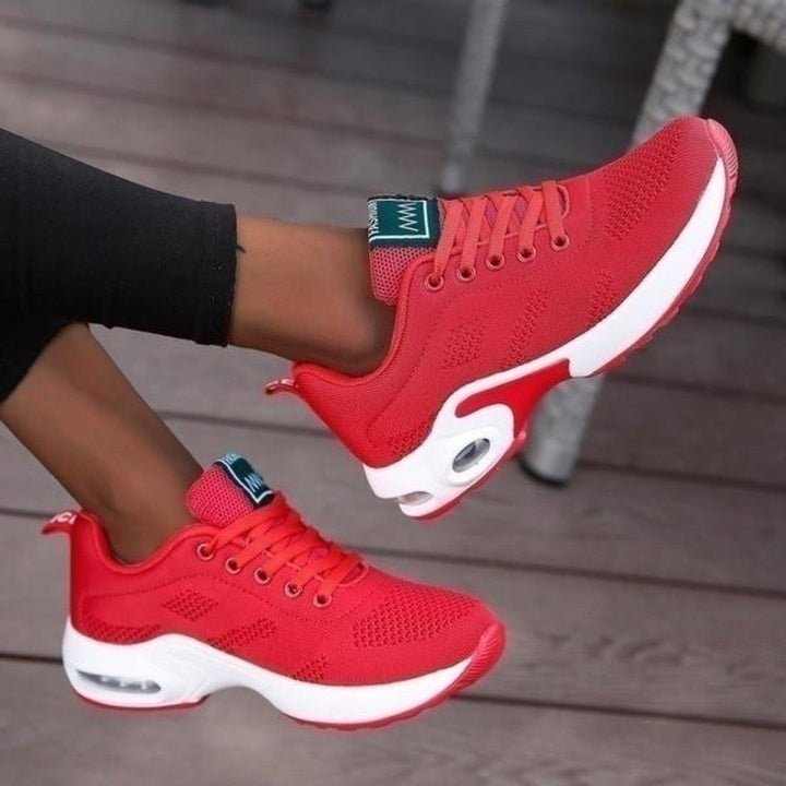 Women's Orthopedic Air Cushion Mesh Lace-Up Trainers