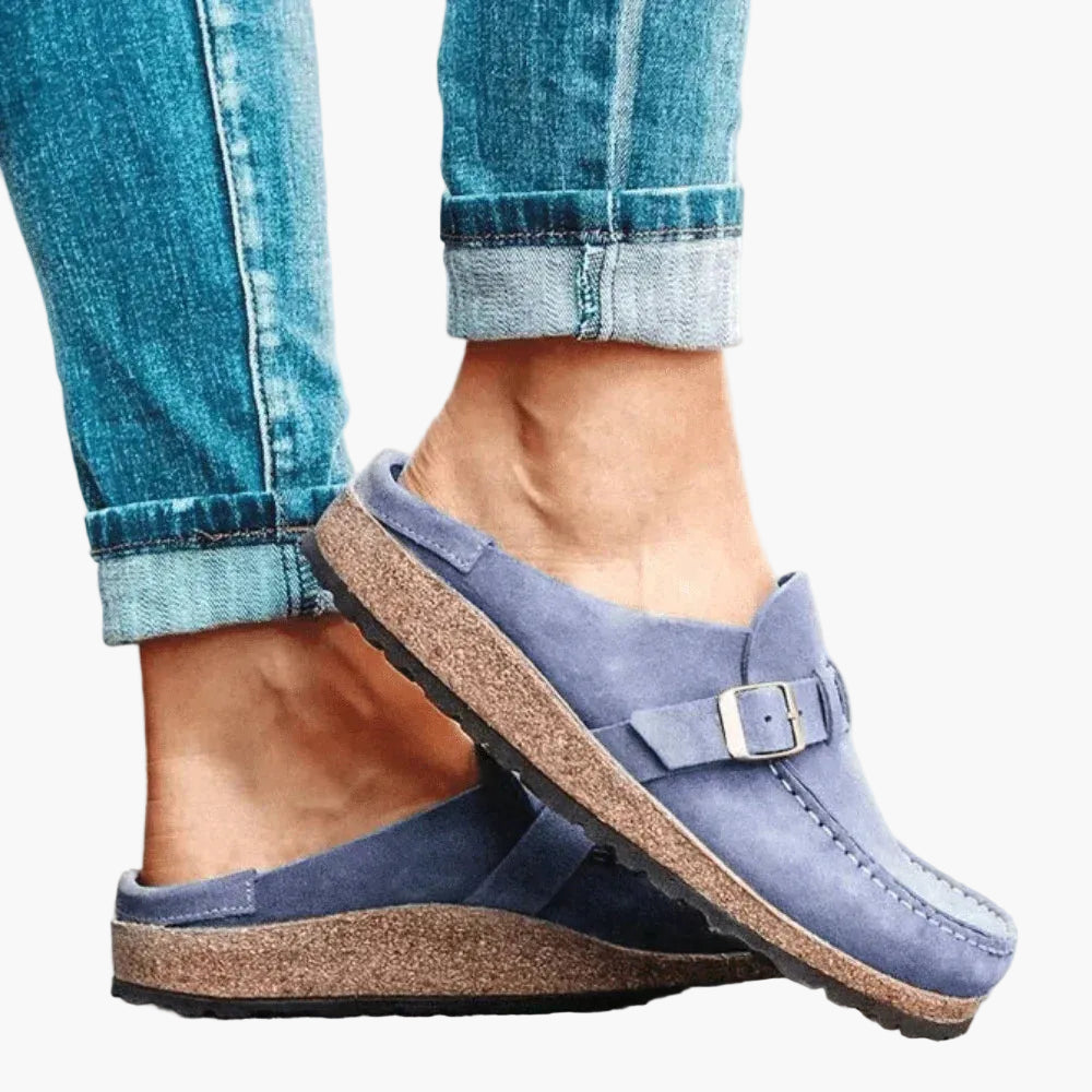 Women's Orthopedic Comfort Slip On Sandals Buckle Strap