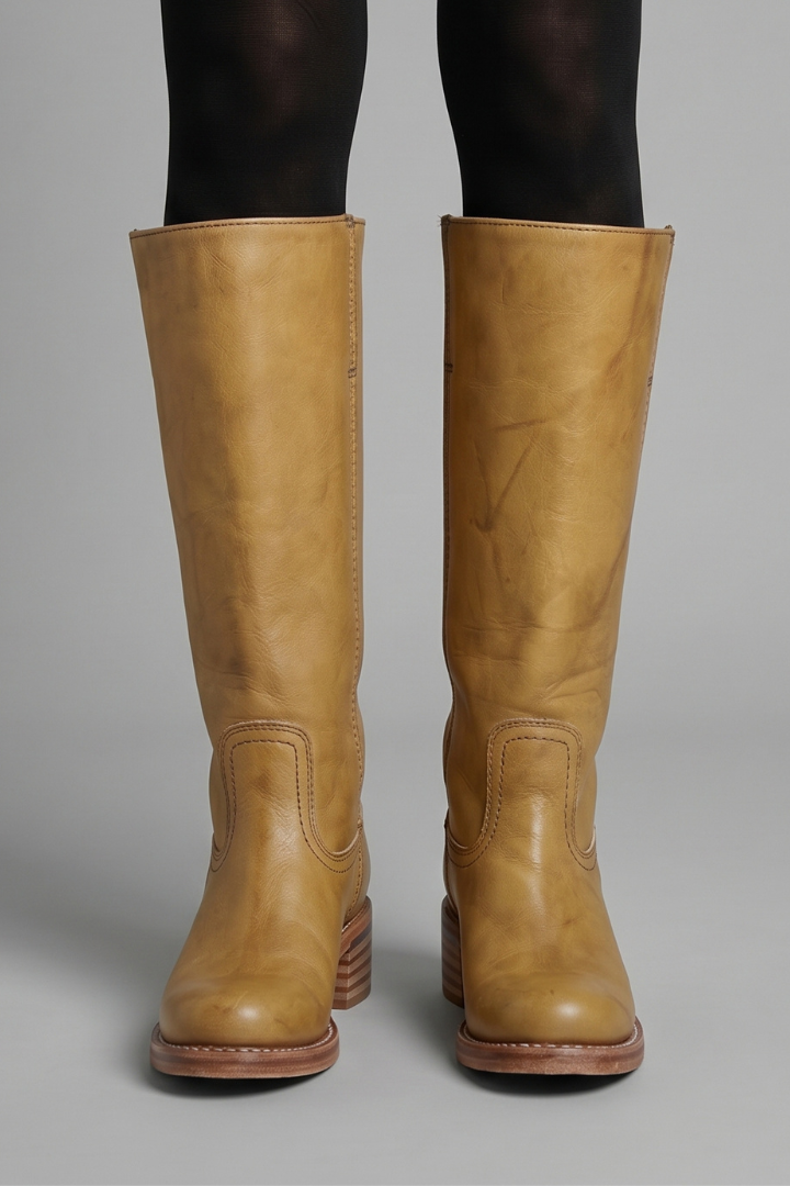 Women's Orthopaedic Round Toe Mid-Calf Block Heel Boots