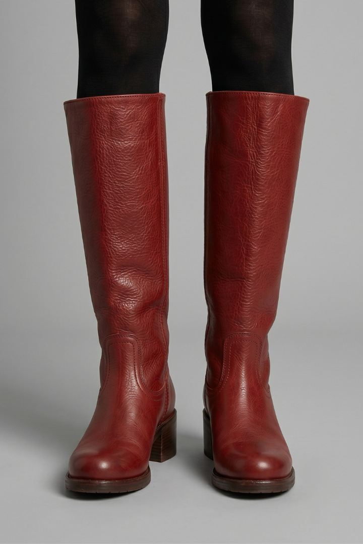 Women's Orthopaedic Round Toe Mid-Calf Block Heel Boots