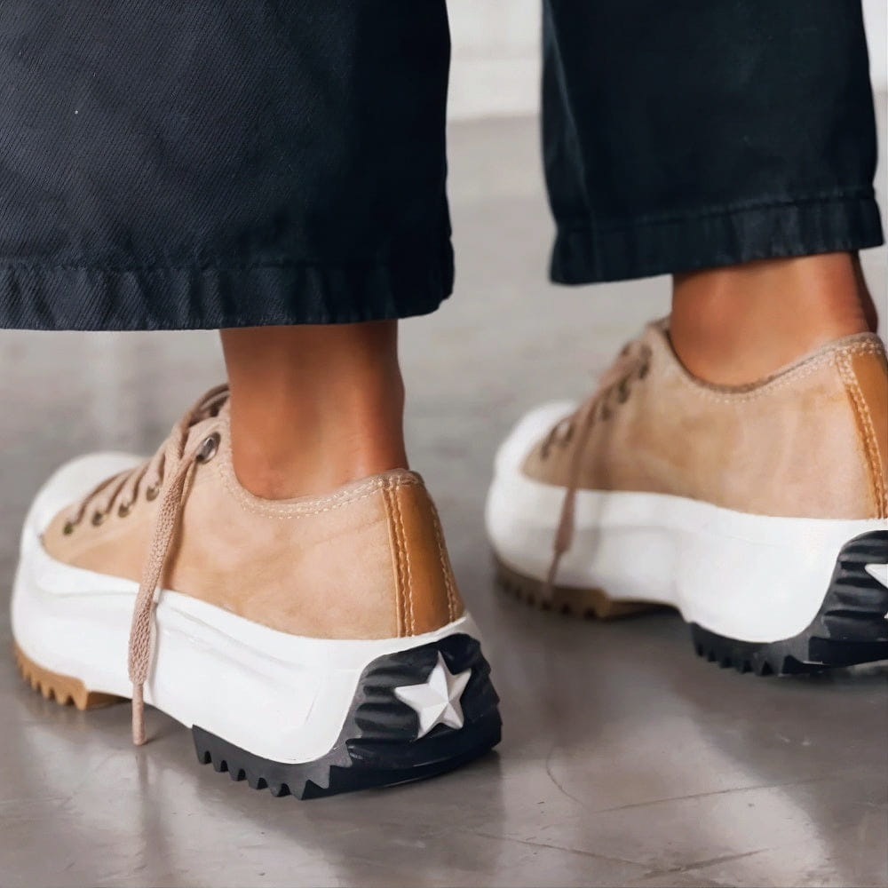 Women's Chunky Platform Lace-Up Orthopaedic Shoes