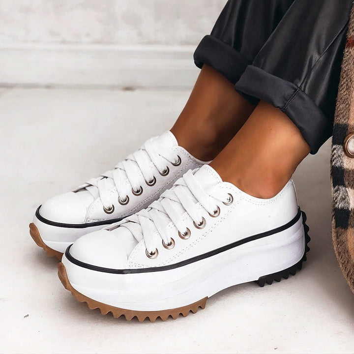 Women's Chunky Platform Lace-Up Orthopaedic Shoes