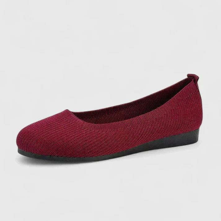Women's Orthopedic Knit Ballet Flat Shoes Slip-On