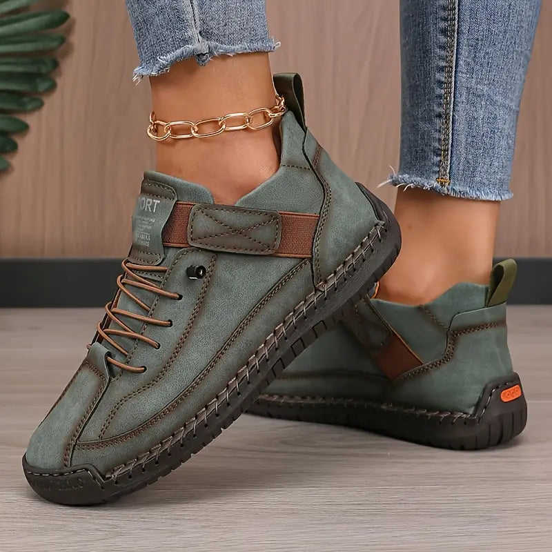 Women's Orthopedic Wide Fit Leather Shoes