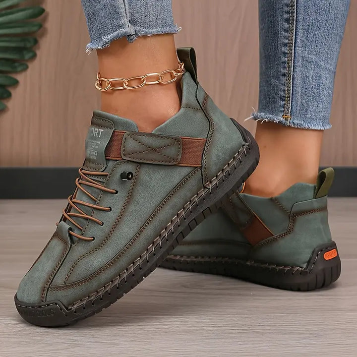 Women's Orthopedic Wide Fit Leather Shoes