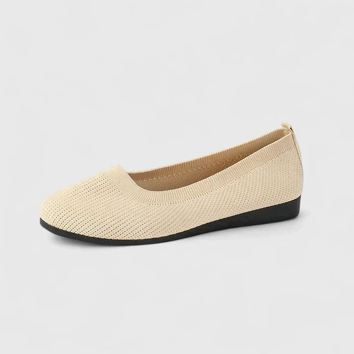 Women's Orthopedic Knit Ballet Flat Shoes Slip-On