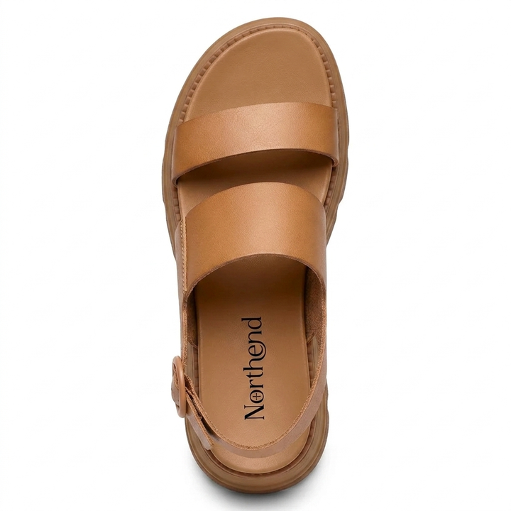 Women's Orthopaedic Two-Strap Platform Wedge Sandals