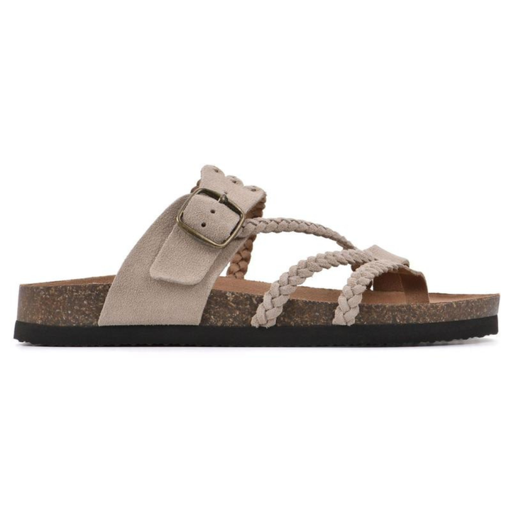 Women's Orthopaedic Braided Toe Loop Sandals Buckle Strap