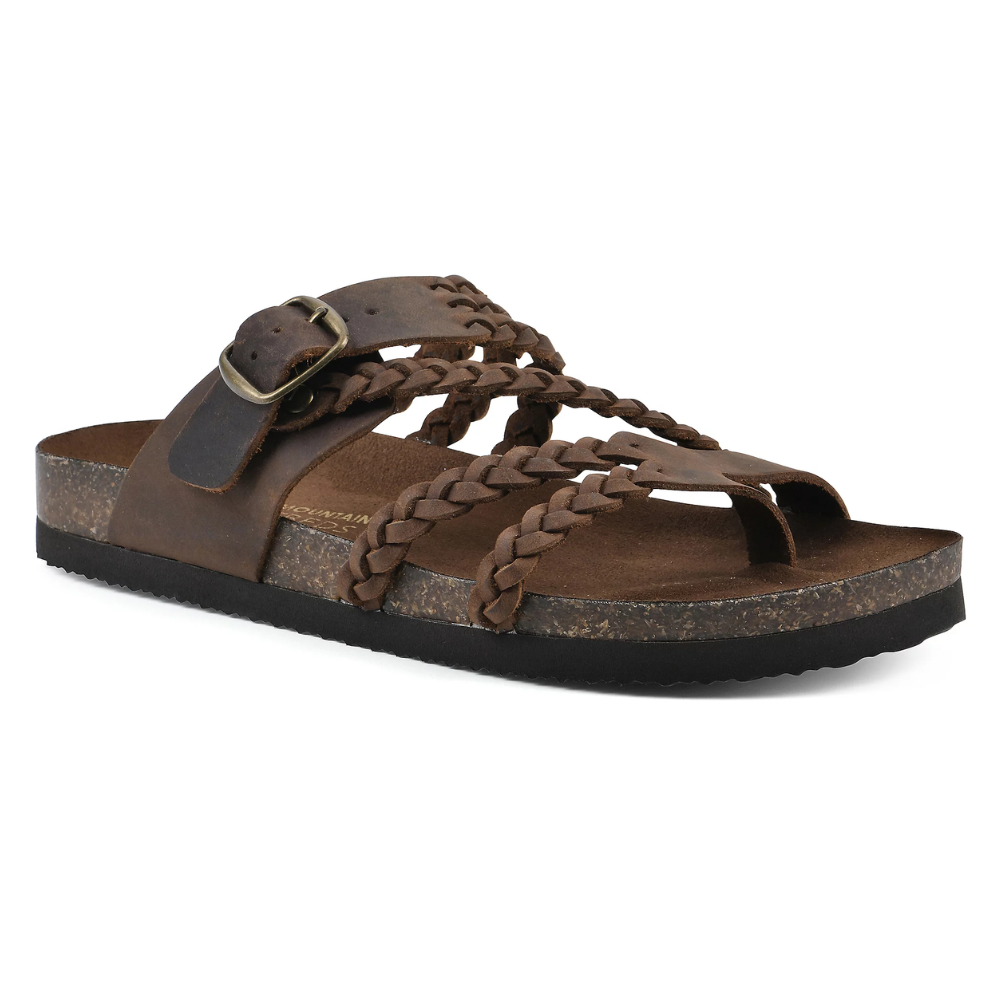 Women's Orthopaedic Braided Toe Loop Sandals Buckle Strap