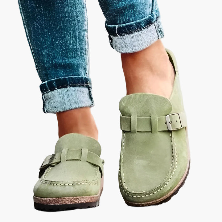 Women's Orthopedic Comfort Slip On Sandals Buckle Strap