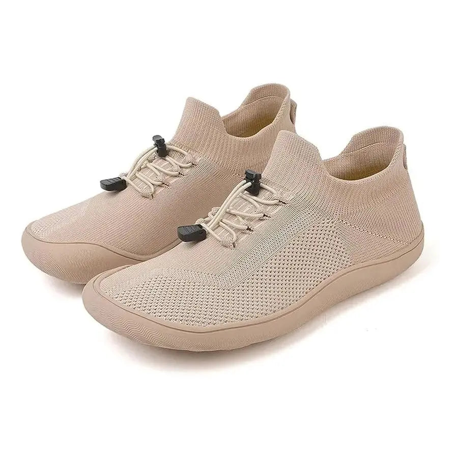 Women's Orthopaedic Knit Barefoot Low-Top Toggle Lace Shoes
